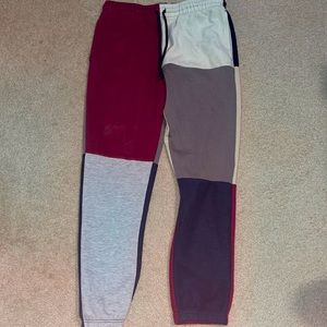 Never Worn Pacsun Patchwork Joggers (medium)